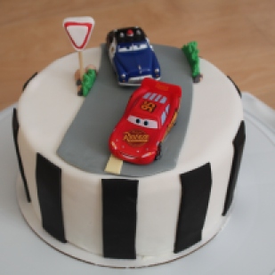 Another Car Themed Birthday Cake